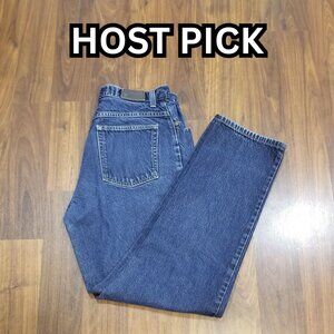 Ladies' L.L. Bean "Double L" Jeans, Relaxed Fit, Size 12 Tall, VGUC